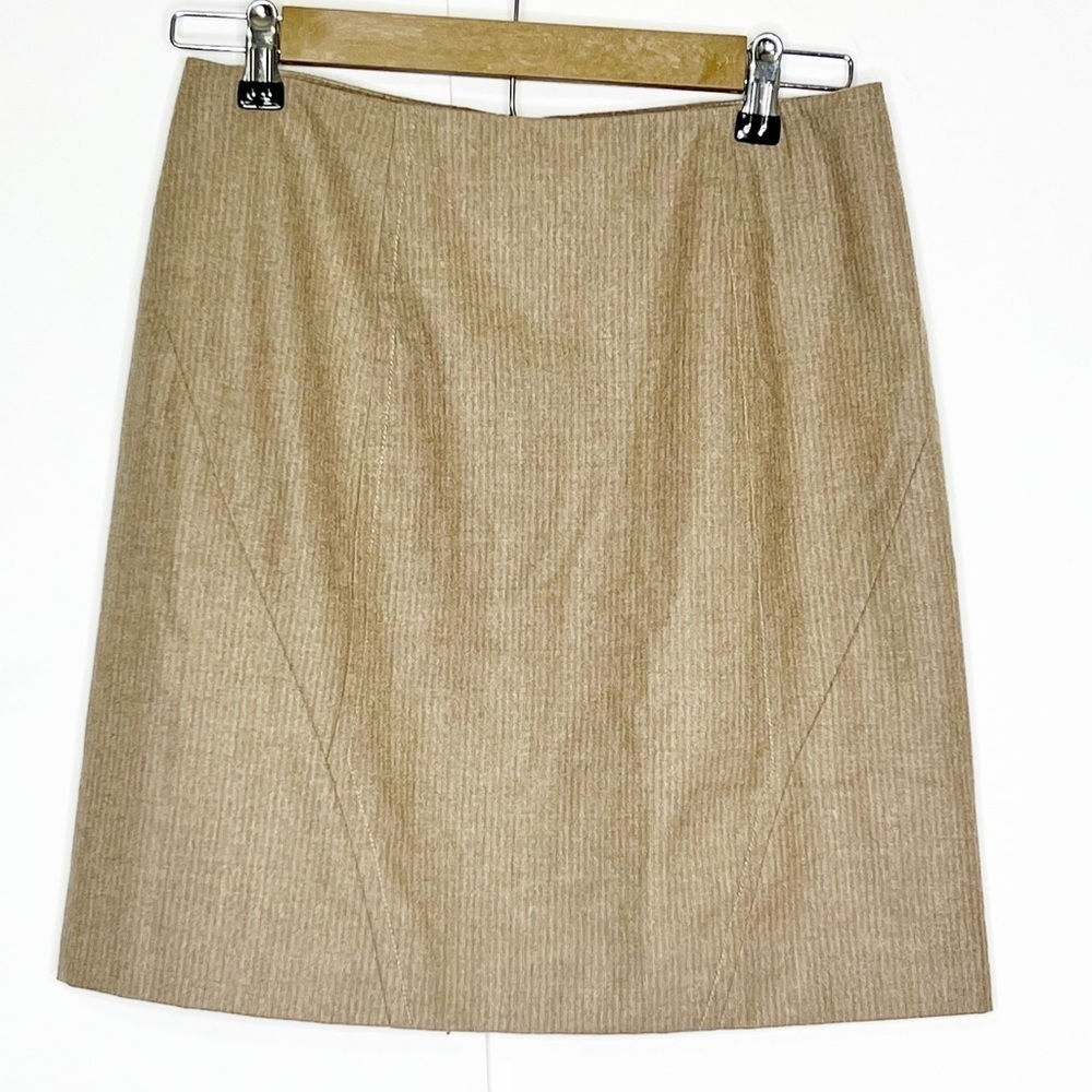 Piazza Sempione Tan‎ Pencil Skirt